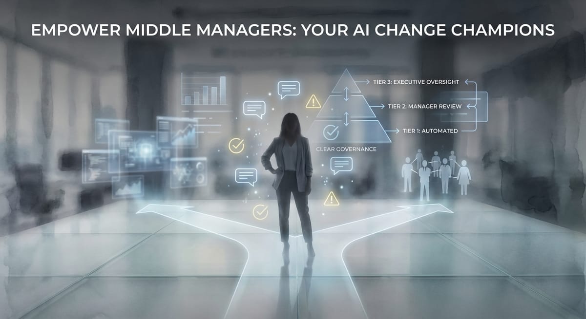 Empowering Middle Managers in Your AI Journey