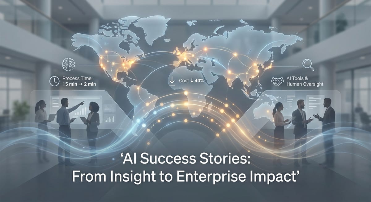 Crafting AI Success Stories: Internal Case Studies for Momentum